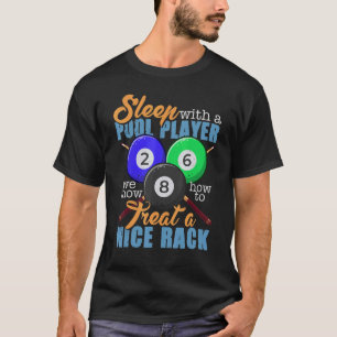 T-shirt Joueur de piscine Gif Billard 8 balle