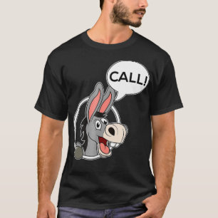 T-shirt Joueur de poker âne appelant un joueur de poker T-