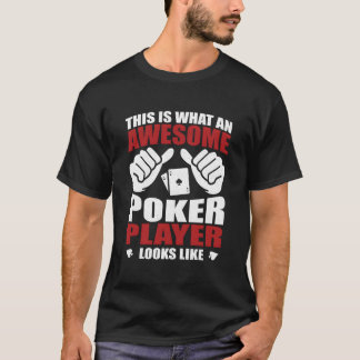 T-shirt Joueur de Poker Génial Ressemble à Flop As Piques