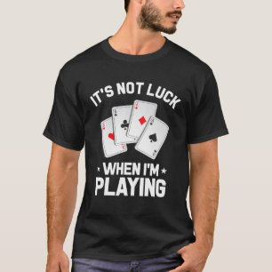 T-shirt Joueur de poker Joueur Royal Flush Jackpot Pik Pot