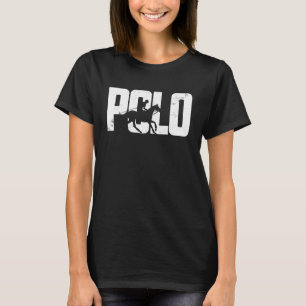 T-shirt Joueur de polo Cheval Équitation Équestre