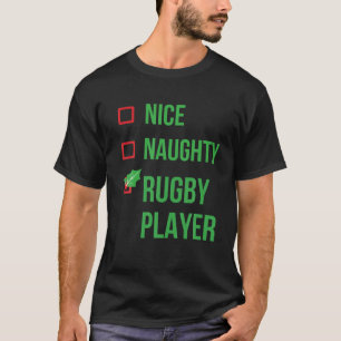 T-shirt Joueur de rugby Funny Pyjama cadeau de Noël