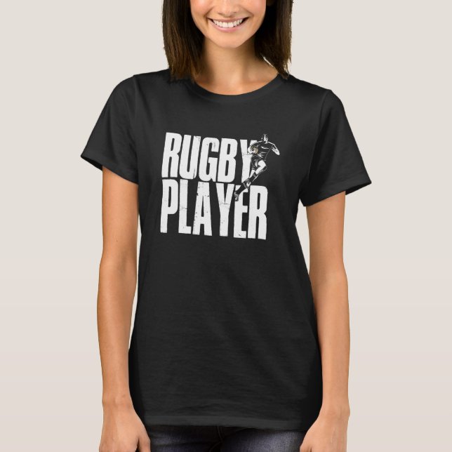 T-shirt Joueur de rugby Joueur de football Évolution Rugby (Devant)
