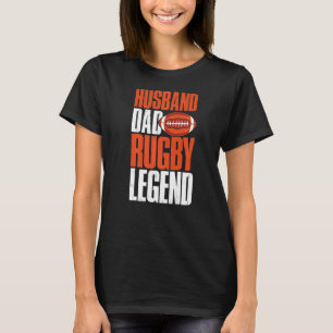 T-shirt Joueur de rugby pour hommes Rugbys Husband Papa Ru