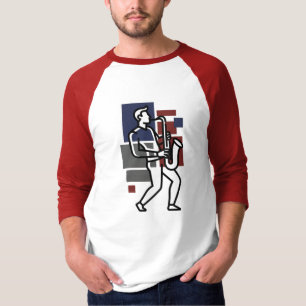 T-Shirt Joueur de Saxophone Cadeau pour Musicien