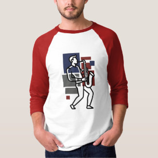 T-Shirt Joueur de Saxophone | Cadeau pour Musicien