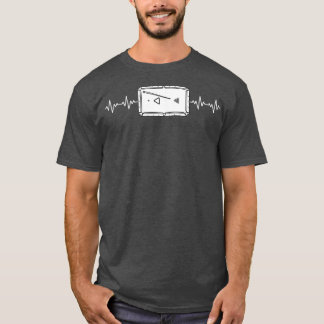 T-shirt Joueur de snooker Heartbeat Pool Billard Evolution
