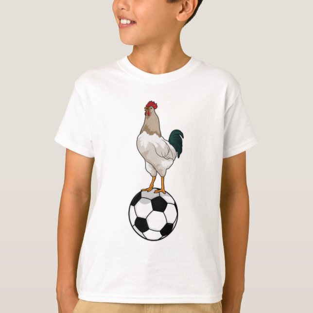 T-shirt Joueur de soccer Rooster Soccer (Devant)