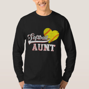 T-shirt Joueur de softball familial cadeaux Tante de softb