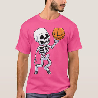 T-shirt Joueur de squelette éffrayant Garçons Enfants