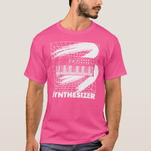 T-shirt Joueur de Synthétiseur Dj Musique Techno Edm Synth