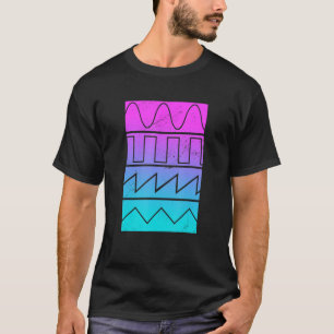T-shirt Joueur de synthétiseur ondes synthétiseur musicien