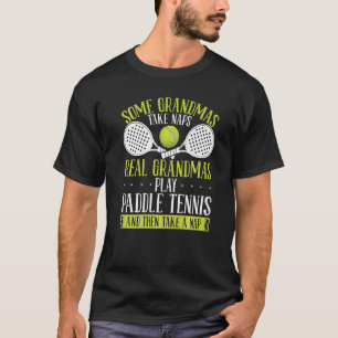 T-shirt Joueur de tennis à paddle Match Tournoi Mémé Gra
