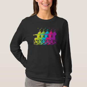 T-shirt Joueur de tennis athlète en fauteuil roulant Paral