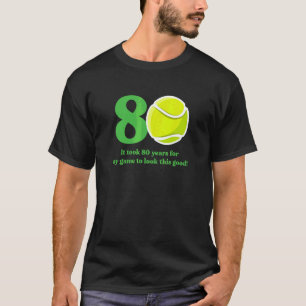 T-shirt Joueur de tennis de 80 ans 1942 80e anniversaire