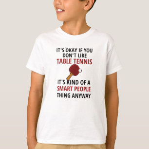 T-shirt Joueur De Tennis De Table Cadeaux Ping Pong Coach 