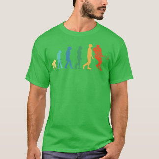 T-shirt Joueur de tennis don évolution rétro tennis