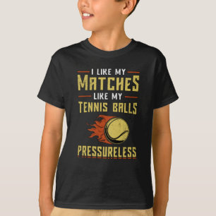 T-shirt Joueur de tennis Match Racket Court Sports Drôle C