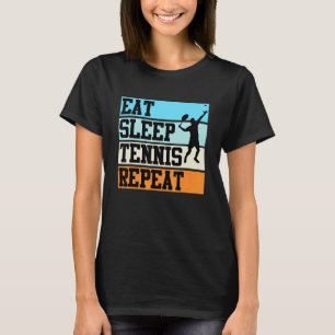 T-shirt Joueur de tennis Raquette de tennis dire