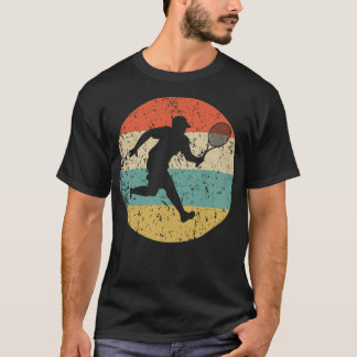 T-shirt Joueur de tennis Silhouette Retro amusez-vous à me