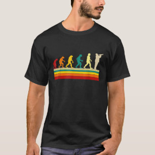 T-shirt Joueur de trompette Évolution de la trompette Musi