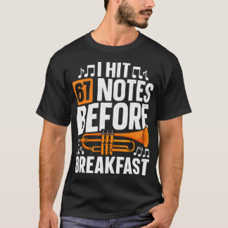 T-shirt Joueur de trompette Jazz Cuivre Musicien Marchant