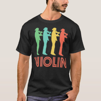 T-shirt Joueur de violon Retro Vintage