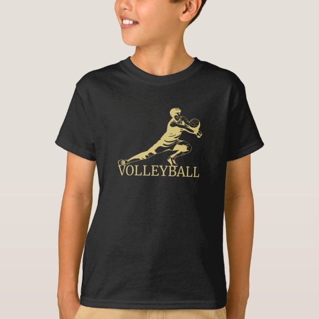 T-shirt Joueur de volley-ball (Devant)