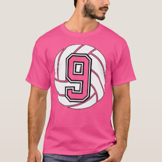 T-shirt Joueur de volley-ball 9 Volleyball Maman Papa Numé