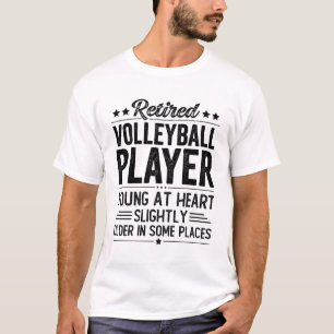 T-shirt Joueur de volley-ball à la retraite