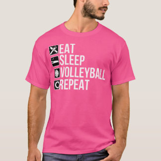 T-shirt Joueur de volley-ball amusant - Mange de volley-ba