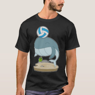 T-shirt Joueur de volley-ball de baleine