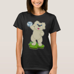 T-shirt Joueur de volley-ball de chien