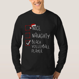 T-shirt Joueur de volley-ball de Christmas