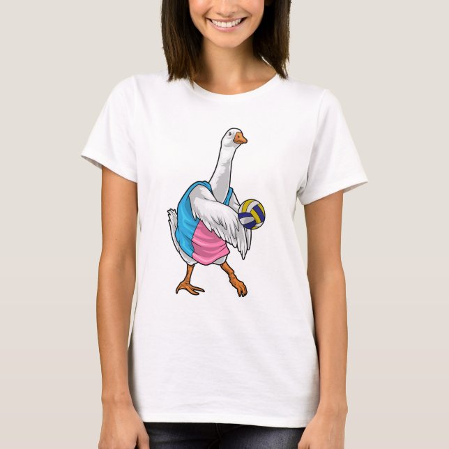 T-shirt Joueur de volley-ball Duck (Devant)