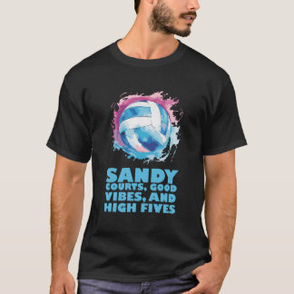 T-shirt Joueur de volley-ball entraîneur jeu d'entraînemen