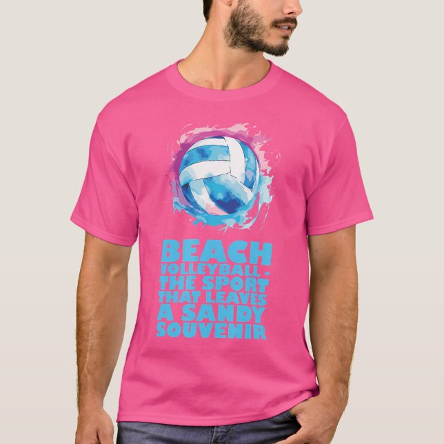 T-shirt Joueur de volley-ball entraîneur jeu d'entraînemen (Devant)