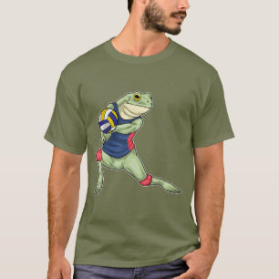 T-shirt Joueur de volley-ball grenouille Volleyball