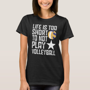 T-shirt Joueur De Volley-ball Homme Et Femme 13