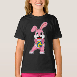 T-shirt Joueur de volley-ball lapin Volleyball