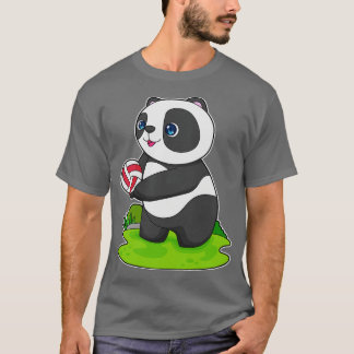 T-shirt Joueur de volley-ball Panda Volley-ball