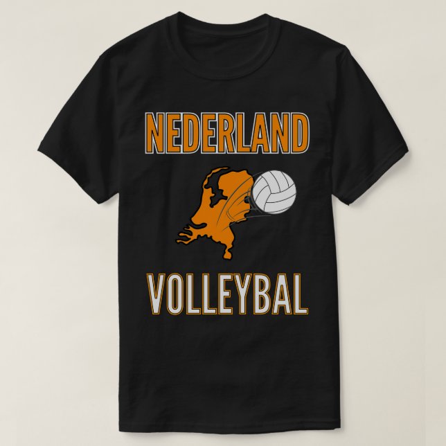 T-shirt Joueur de volley-ball Pays-Bas 2 (Design devant)