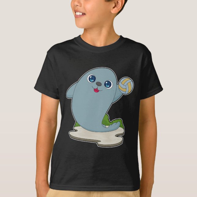 T-shirt Joueur de volley-ball Seal (Devant)