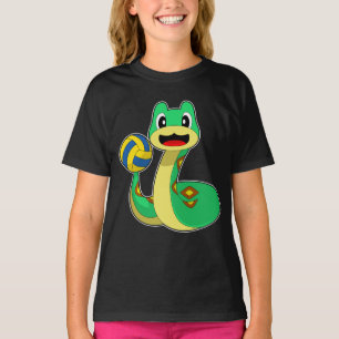 T-shirt Joueur de volley-ball serpent