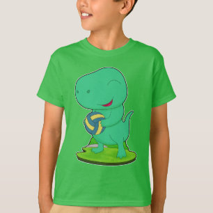 T-shirt Joueur de volleyball de Dinosaur