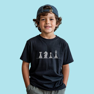 T-shirt Joueur d'échecs branché Amateur de pièces de jeu d