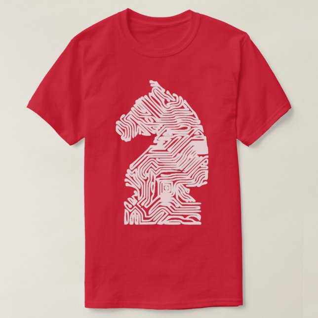 T-shirt Joueur d'échecs, cadeau Springer Figure d'échecs M (Design devant)