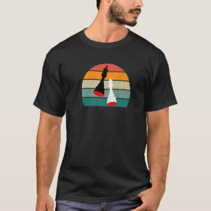 T-shirt Joueur d'échecs roi reine pawn rook évêque chevali