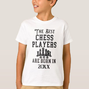 T-shirt Joueur d'échecs sur mesure amusant Anniversaire