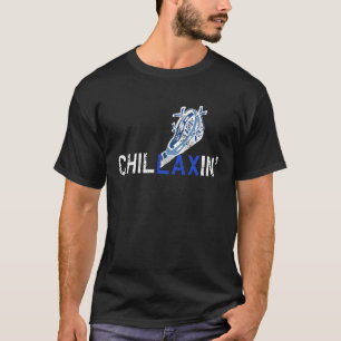 T-shirt Joueur d'équipe de CHILLAXIN Chill LAX Lacrosse